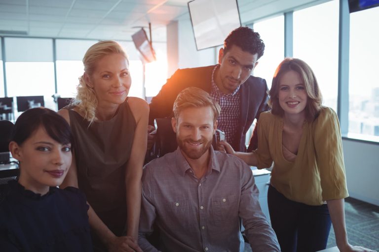 group of real estate agents